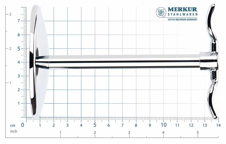 Safety razor on branded background