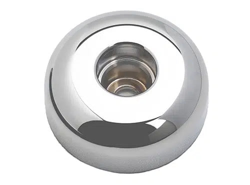 Safety razor on branded background